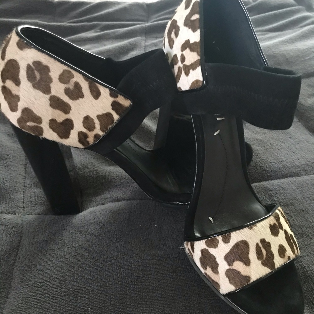 Jaguar Print MAXAZRIA Heels